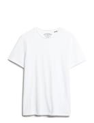 Raw Edge Slub T Shirt Tops T-Kortærmet Skjorte White Superdry