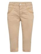 Mmnaomi Treasure Pant Bottoms Trousers Capri Trousers Beige MOS MOSH