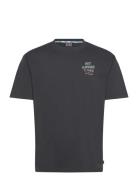 Relaxed-Fit Front And Back Artwork T-Shirt Tops T-Kortærmet Skjorte Bl...