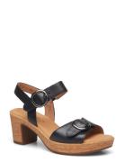 Ankle-Strap Sandal Sandal Med Hæl Black Gabor