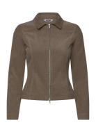 Corduroy Jacket Outerwear Jackets Light-summer Jacket Brown Weekday