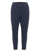 Anett Pants Bottoms Trousers Slim Fit Trousers Navy Cream