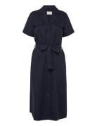 Reg Pocket Dress Knælang Kjole Navy GANT