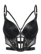 Nadia Pp Push Ll Lingerie Bras & Tops Push Up Bras Black Hunkemöller