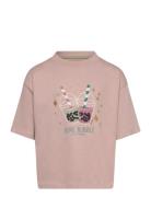 Tnolga Os S_S Tee Tops T-Kortærmet Skjorte Pink The New
