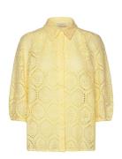 Shirt From Freequent In A Light Material With Allover Embroidery Angla...
