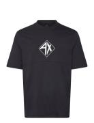 Jumper Tops T-Kortærmet Skjorte Black Armani Exchange