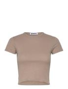 Vile Tee Plum Grey Hemp Designers T-shirts & Tops Short-sleeved Beige ...