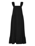 Lina Dress Knælang Kjole Black Noella
