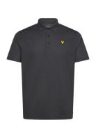 Golf Tech Polo Shirt Sport Polos Short-sleeved Black Lyle & Scott Spor...