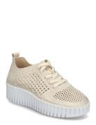 Tulip Embroidery Low-top Sneakers Cream Ilse Jacobsen
