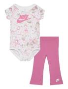 Kp-Bodysuit Pant Set Sets Sets With Body Pink Nike