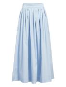 Objpaige Hw Skirt Rep Skirts Maxi Skirts Blue Object