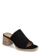 Dona Sandal Med Hæl Black Pavement