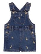 Tnstotis Short Denim Dungarees Bottoms Dungarees Navy The New