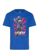 Te-S/S Tee Tops T-Kortærmet Skjorte Blue Nike