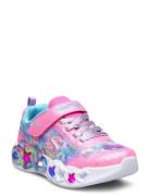 Girls Infinite Heart Lights Low-top Sneakers Pink Skechers
