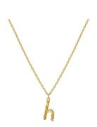 Alphabet Accessories Jewellery Necklaces Dainty Necklaces Gold Maanest...