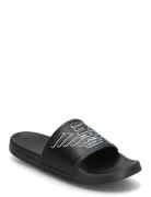 Slip.pvc-Outline Log Slippers Hjemmesko Black Emporio Armani