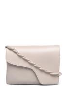 Duronia Linen Double Faced Nappa Bags Clutches White ATP Atelier