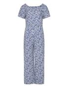 Jumpsuit With Print Jumpsuit Blue Lindex