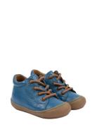 First™ Sport Lace Shoe Shoes Pre-walkers - Beginner Shoes  Blue Pom Po...
