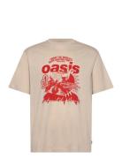 Onsoasis Ss Rlx Tee Tops T-Kortærmet Skjorte Beige ONLY & SONS