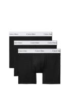 Boxer Brief 3Pk Boxershorts Black Calvin Klein