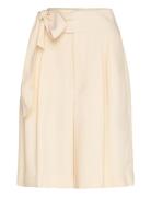 Triple Georgette-Short Kort Nederdel Cream Lauren Ralph Lauren