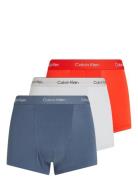 Relaxed Dart Trunk 3Pk Boxershorts Blue Calvin Klein