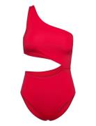 Swimsuit Trina Badedragt Badetøj Red Lindex