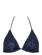 California Top Swimwear Bikinis Bikini Tops Triangle Bikinitops Navy M...