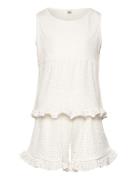 Pyjamas Set Sleeveless And Fri Pyjamassæt White Lindex