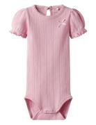 Nbfhappy Ss Body Bodies Short-sleeved Pink Name It