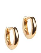 Chunky Classic 6 Mm Hoops Accessories Jewellery Earrings Hoops Gold En...