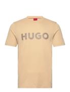 Dulivio Designers T-Kortærmet Skjorte Beige HUGO
