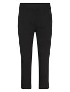 Sc-Lilly Bottoms Trousers Capri Trousers Black Soyaconcept