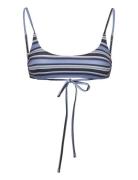 Bikini Tie Top Swimwear Bikinis Bikini Tops Wired Bikinitops Blue Monk...