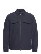 Zip Overshirt Tops Overshirts Navy Fred Perry