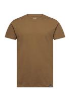 Fine Jersey Thor Tee Fav Tops T-Kortærmet Skjorte Brown Mads Nørgaard