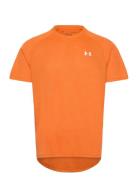 Ua Tech Textured Ss Tops T-Kortærmet Skjorte Orange Under Armour