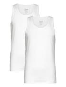 Claudio 2-Pack Tanktop Cotton Tops T-shirts Sleeveless White Claudio