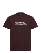 Cotton Jersey Frode Paradise Tee Tops T-Kortærmet Skjorte Brown Mads N...