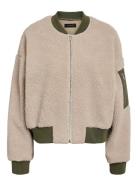 Nmfasha Mix Bomber Fwd Bomberjakke Beige NOISY MAY