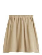 Woven Skirts Skirts Short Skirts Beige Marc O'Polo
