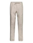 Soren Drape Linen Pants Bottoms Trousers Linen Trousers Beige J. Linde...