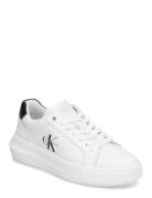 Chunky Cupsole Mono Lth Wn Low-top Sneakers White Calvin Klein