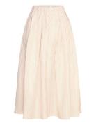 Jorina Skirt Skirts Knee-length & Midi Skirts Beige Stylein