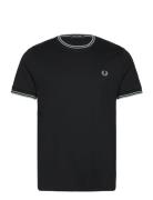 Twin Tipped T-Shirt Designers T-Kortærmet Skjorte Black Fred Perry