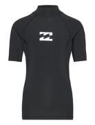 Waves All Day Boys Ss Tops T-Kortærmet Skjorte Black Billabong